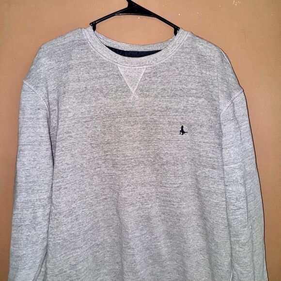 Jack Wills Men's Crewneck Knit Grey Long Sleeve Sweater - Size Large - Picture 8 of 10